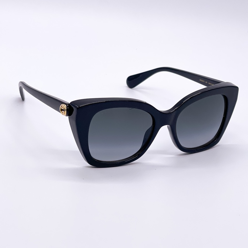 NEW GUCCI GG0921S 001 NEW COLLECTION WOMEN’S SUNGLASSES GUCCI CAT EYE FRAME - Picture 7 of 11